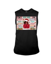 Merry Christmas Black Girl Sleeveless Tee tile