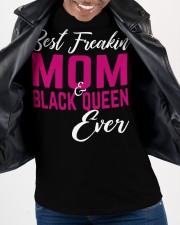 MOM BLACK QUEEN EVER To Mom Mother's Day Ladies T-Shirt Ladies T-Shirt apparel-ladies-t-shirt-lifestyle-front-29
