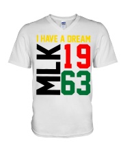Martin Luther King Day I Have A Dream Black History MLK Day V-Neck T-Shirt tile