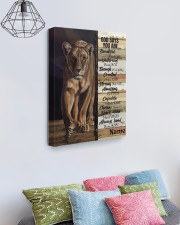 Lion God Say You Are 16x20 Gallery Wrapped Canvas Prints aos-canvas-pgw-16x20-lifestyle-front-02