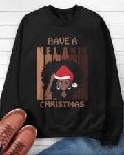 Melanin Christmas Crewneck Sweatshirt apparel-crewneck-sweatshirt-lifestyle-front-115