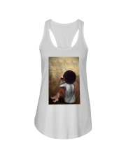 Black Queen JKL Ladies Flowy Tank tile