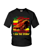 Proud Black African American Ladies Black History Month Youth T-Shirt tile