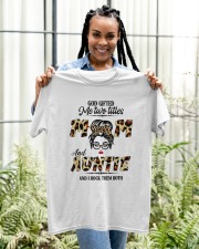 God Gifted Me Two Titles Mom And Auntie Classic T-Shirt Classic T-Shirt apparel-classic-tshirt-lifestyle-front-131