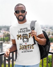 God Gifted Me Two Titles Mom And Auntie Classic T-Shirt Classic T-Shirt apparel-classic-tshirt-lifestyle-front-239