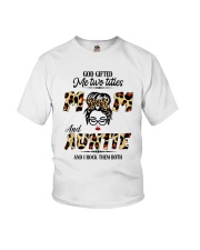 God Gifted Me Two Titles Mom And Auntie Classic T-Shirt Youth T-Shirt tile