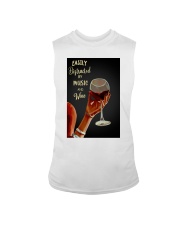 Easily Distracted By Music And Wine Sleeveless Tee tile