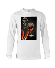 Easily Distracted By Music And Wine Long Sleeve Tee tile