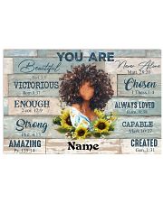 You Are Black Girl Horizontal Poster tile