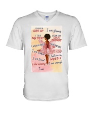 Gift For Daughter V-Neck T-Shirt tile