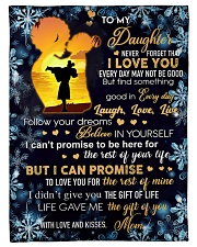 To My Daughter Fleece Blanket tile