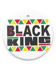 Black King Christmas png Circle Ornament (Porcelain) tile