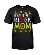 Beautiful Black Mom Melanin Women Apparel Afro Black History T-Shirt Classic T-Shirt tile