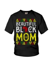 Beautiful Black Mom Melanin Women Apparel Afro Black History T-Shirt Youth T-Shirt tile