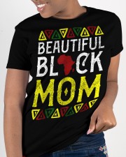 Beautiful Black Mom Melanin Women Apparel Afro Black History T-Shirt Ladies T-Shirt apparel-ladies-t-shirt-lifestyle-front-26