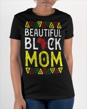 Beautiful Black Mom Melanin Women Apparel Afro Black History T-Shirt Ladies T-Shirt apparel-ladies-t-shirt-lifestyle-front-32
