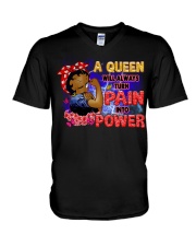 Black Girl Magic V-Neck T-Shirt tile