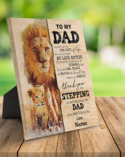 Gift For Father's Day 8x10 Easel-Back Gallery Wrapped Canvas aos-easel-back-canvas-pgw-8x10-lifestyle-front-02