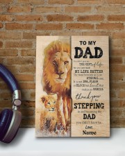 Gift For Father's Day 8x10 Easel-Back Gallery Wrapped Canvas aos-easel-back-canvas-pgw-8x10-lifestyle-front-14