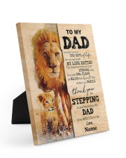 Gift For Father's Day 8x10 Easel-Back Gallery Wrapped Canvas front