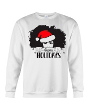 Black Woman Nubian Princess Queen Hair Beautiful African American Female Lady Crewneck Sweatshirt front