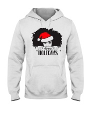 Black Woman Nubian Princess Queen Hair Beautiful African American Female Lady Hooded Sweatshirt tile