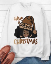 Have A Melanin Christmas Crewneck Sweatshirt apparel-crewneck-sweatshirt-lifestyle-front-115