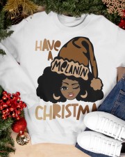 Have A Melanin Christmas Crewneck Sweatshirt apparel-crewneck-sweatshirt-lifestyle-front-24