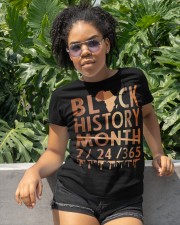 Black History Month 2022 Black History 365 Melanin Pride Classic T-Shirt apparel-classic-tshirt-lifestyle-front-233