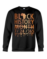 Black History Month 2022 Black History 365 Melanin Pride Crewneck Sweatshirt tile