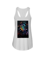 Black girl butterfly Ladies Flowy Tank tile