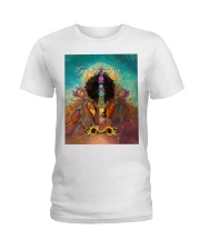 Black Girl Yoga God Say You Are Ladies T-Shirt tile