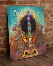 Black Girl Yoga God Say You Are 16x20 Gallery Wrapped Canvas Prints aos-canvas-pgw-16x20-lifestyle-front-09