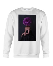 Black Woman head flowers, black woman art, black art, black art print, black woman poster, Modern Wall Art, Fashion wall Art Crewneck Sweatshirt tile
