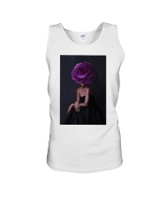 Black Woman head flowers, black woman art, black art, black art print, black woman poster, Modern Wall Art, Fashion wall Art Unisex Tank tile