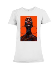 African American Woman Premium Fit Ladies Tee tile