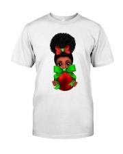 Christmas Black Girl Sublimattion Classic T-Shirt tile