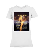 Dad To Son Lion Never Forget That I Love You Premium Fit Ladies Tee tile