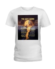 Dad To Son Lion Never Forget That I Love You Ladies T-Shirt tile