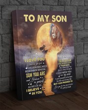Dad To Son Lion Never Forget That I Love You 16x20 Gallery Wrapped Canvas Prints aos-canvas-pgw-16x20-lifestyle-front-11