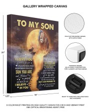 Dad To Son Lion Never Forget That I Love You 16x20 Gallery Wrapped Canvas Prints aos-canvas-pgw-16x20-lifestyle-front-26