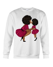 Afro Mother Love Afro Daughter To Mom Mother's Day Crewneck Sweatshirt tile