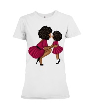 Afro Mother Love Afro Daughter To Mom Mother's Day Premium Fit Ladies Tee tile