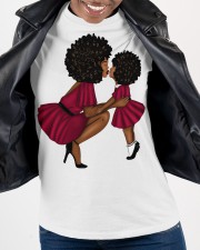 Afro Mother Love Afro Daughter To Mom Mother's Day Ladies T-Shirt apparel-ladies-t-shirt-lifestyle-front-29