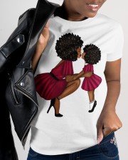Afro Mother Love Afro Daughter To Mom Mother's Day Ladies T-Shirt apparel-ladies-t-shirt-lifestyle-front-31