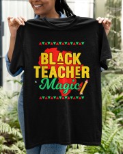 Teach Black History Month Kids Black Teacher African Pride Classic T-Shirt apparel-classic-tshirt-lifestyle-front-130