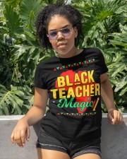 Teach Black History Month Kids Black Teacher African Pride Classic T-Shirt apparel-classic-tshirt-lifestyle-front-233