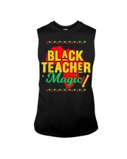 Teach Black History Month Kids Black Teacher African Pride Sleeveless Tee tile