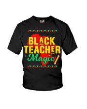 Teach Black History Month Kids Black Teacher African Pride Youth T-Shirt tile