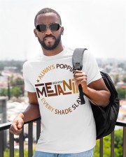 Made with Melanin Black Girl Magic Afro Beauty Black Queen T-Shirt Classic T-Shirt apparel-classic-tshirt-lifestyle-front-239